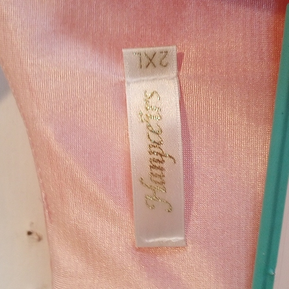 HANPCEIRS WOMENS XXL CAP SLEEVE 1950S RETRO DRESS - Picture 3 of 3